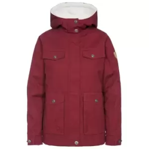 Trespass Womens/Ladies Devoted Waterproof Jacket (XXS) (Merlot)