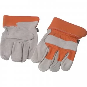 Town and Country Mens Leather Palm Gloves One Size