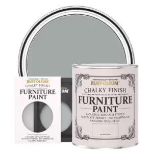 Rust-Oleum Chalky Furniture Paint - PITCH GREY - 750ml