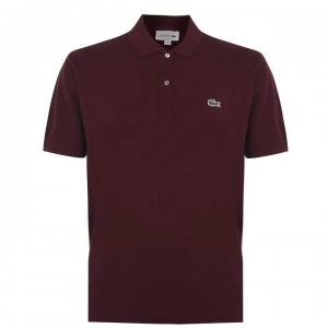 Lacoste L.12.12 Basic Polo Shirt - Burgundy Marl