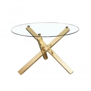 Laila Dining Table Gold