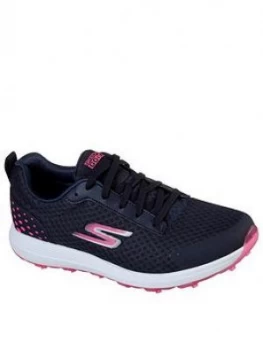 Skechers Fairway 2 Spikeless Golf Trainers - Navy/Pink, Size 6, Women