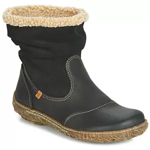 El Naturalista NIDO womens Mid Boots in Black,9