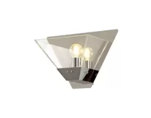 Wall Lamp, 1 Light E14, Polished Chrome