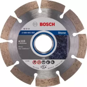 Bosch Standard Stone Diamond Cutting Disc 115mm