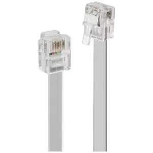 LINDY ISDN Cable [1x RJ12 6p6c plug - 1x RJ12 6p6c plug] 15 m Grey