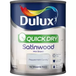 Dulux Quick Dry Peppermint Candy Satinwood Mid Sheen Paint 750ml