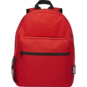 Bullet Retrend Recycled Backpack (One Size) (Red)