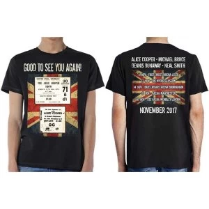 Alice Cooper - UK Only Event (Nov 2017) Unisex Small T-Shirt - Black