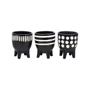 Sass & Belle Scandi Boho (Set of 3) Little Planters on Legs