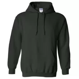 Gildan Heavy Blend Adult Unisex Hooded Sweatshirt / Hoodie (XL) (Forest Green)