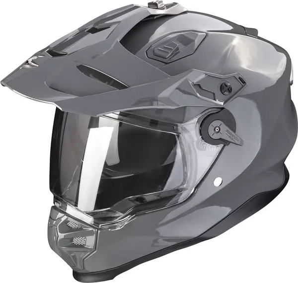 Scorpion ADF-9000 Air Solid Cement Grey Adventure Helmet 2XL