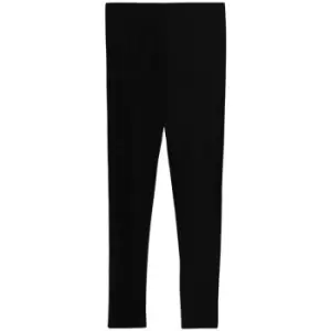 M & S Womens Heatgen Plus Fleece Thermal Leggings, 18, Black