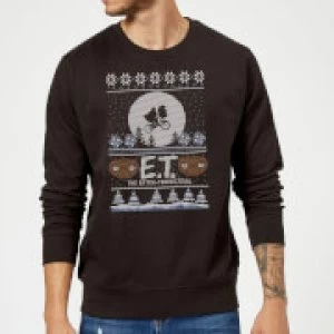 E.T. the Extra-Terrestrial Christmas Sweatshirt - Black - S