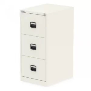 Qube by Bisley 3 Drawer Filing Chalk White BS0008