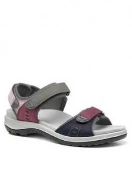 Hotter Walk Il Wide Fit Sandals - Mauve