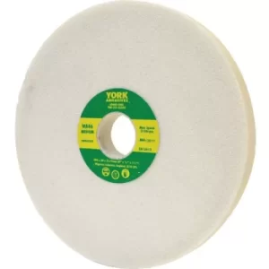 York 180X13X31.75MM WA100KV Medium White Aluminium Oxide Bench Grinding Wheel