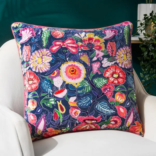 Glorine Cushion Multicolour, Multicolour / 50 x 50cm / Polyester Filled