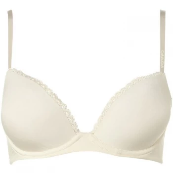 Calvin Klein Seductive Comfort customized lift bra - White