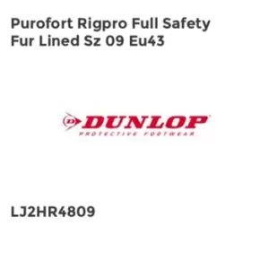 Purofort RigPro Full Safety Fur Lined SZ 09 EU43