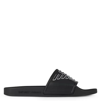 Emporio Armani Eagle Slider Mens - Black