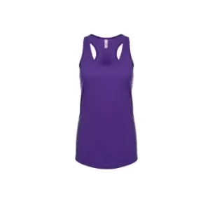 Next Level Womens/Ladies Ideal Racer Back Tank Top (XL) (Purple Rush)