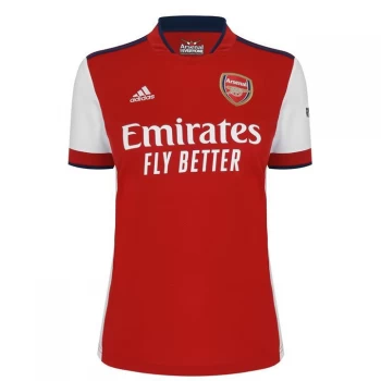 adidas Arsenal Home Shirt 2021 2022 Ladies - Red