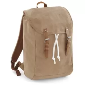 Quadra Vintage Rucksack / Backpack (Pack of 2) (One Size) (Sahara) - Sahara