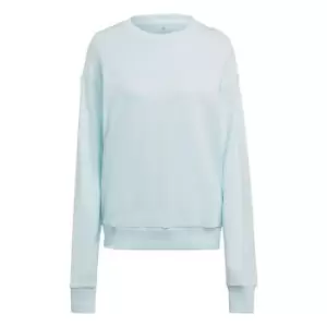 adidas Studio Lounge Loose Sweatshirt Womens - Blue