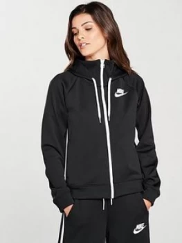 Nike Nsw Polyknit Fz Hoodie Black Size XS Women