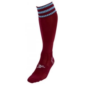 PT 3 Stripe Pro Football Socks LBoys Maroon/Sky