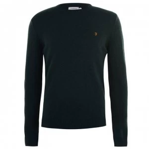 Farah Vintage Rosecroft Knitwear Jumper - Emerald 350