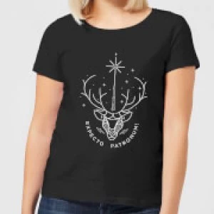 Harry Potter Expecto Patronum Womens T-Shirt - Black - 5XL