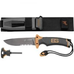 Hunting knife fire striker sharpener emergency whistle knife sheath