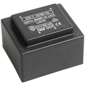 PCB mount transformer 1 x 230 V 2 x 30 V AC 3.60 VA 60 mA