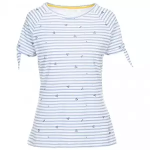 Trespass Womens/Ladies Penelope T-Shirt (S) (White Denim Stripe)