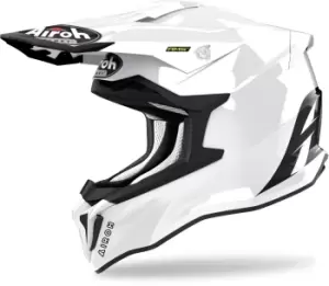 Airoh Strycker Color Carbon Motocross Helmet, white, Size S, white, Size S