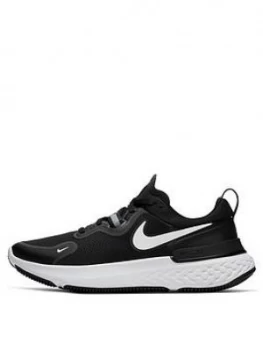 Nike React Miler, Black/White, Size 8, Women