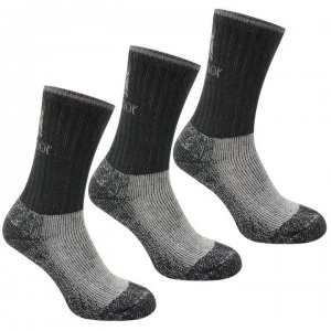 Karrimor Heavyweight Boot Sock 3 Pack Ladies - Black