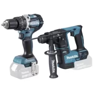 Makita DLX2278 Cordless impact driver, Cordless hammer drill 18 V Li-ion