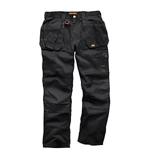 Scruffs Worker Plus Trouser Black - 30W 31L