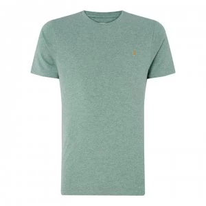 Farah Vintage Denny Marl T Shirt - Clay Marl 338