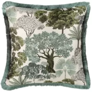 Woodlands Cushion Green / 55 x 55cm / Polyester Filled