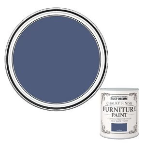 Rust-Oleum Ink blue Flat matt Furniture Paint 125ml