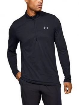 Urban Armor Gear Seamless 1/2 Zip Top - Black/Grey, Size XL, Men