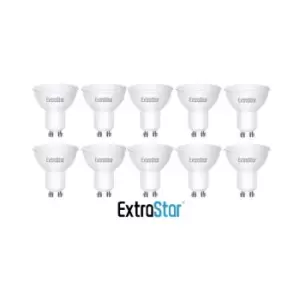 Extrastar UK - ExtraStar GU10 7W LED Light bulb Daylight, 6500K (Pack of 10)