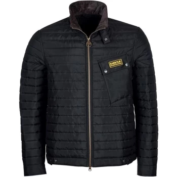 Barbour International Path Quilt - Black BK11