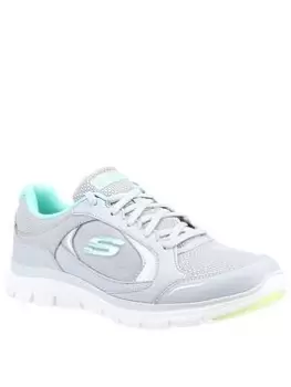 Skechers Flex Appeal 4.0 True Clarity Trainers, Grey, Size 7, Women