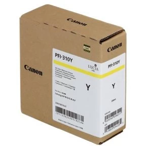 Canon PFI310Y Yellow Ink Cartridge