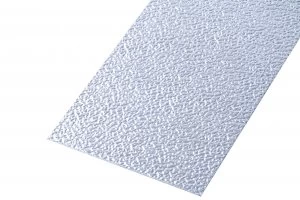 Wickes Metal Sheet Uncoated Aluminium Roughcast Effect 120 x 1000mm